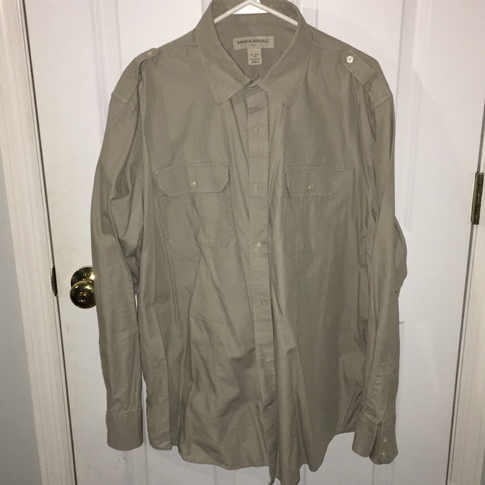 Banana Republic Casual Military Style Shirt